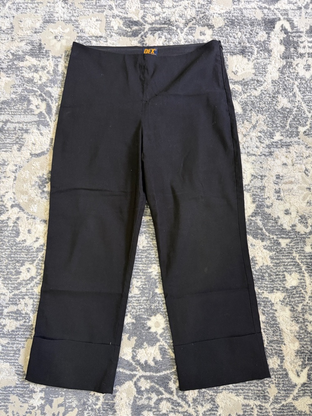 Dex Women’s Black Ankle Cropped Straight Pants